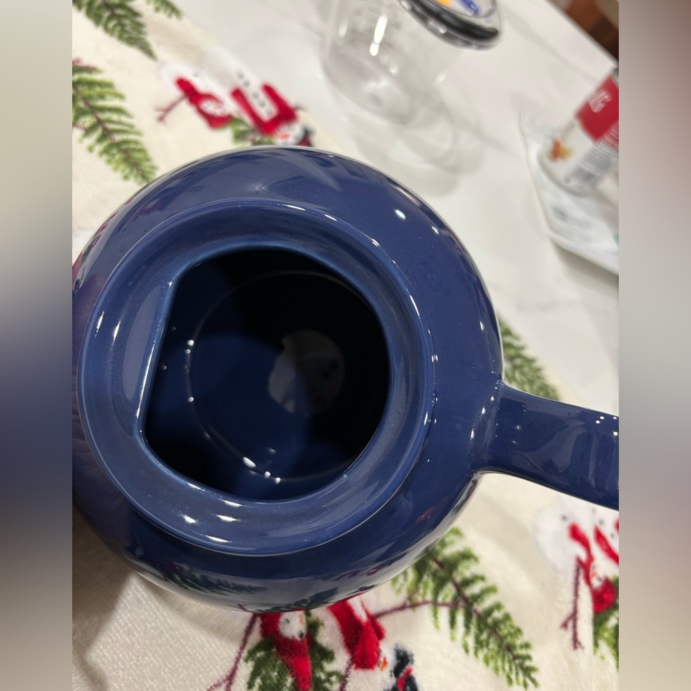 Ceramic Blue teapot - Picture 2 of 3